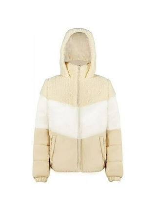 Capreze Winter Sherpa Fuzzy Fleece Long Coat Jacket for Womens Warm Fluffy  Open Front Hooded Cardigan with Pockets 