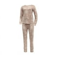 thumbnail image 1 of Therapy Women's Long Sleeve Sleepwear with Long Pants Soft Pajama Set-Snowflake-Medium, 1 of 2