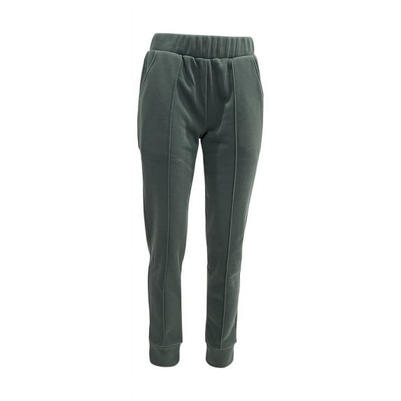 Therapy Women's Supersoft Lightweight Activewear Joggers Athletic Polyester Sweatpants with Slant Pocket-Cement-2X