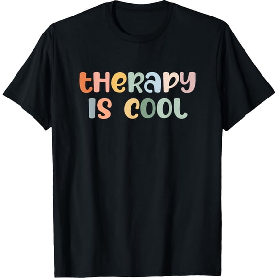 Therapy is Cool Mental Health Awareness Illness Anxiety T-Shirt