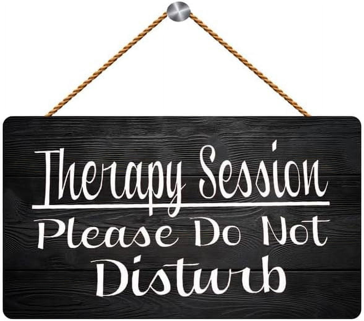 Therapys Session Please Do Not Disturb Wooden Wall Sign, Farmhouse ...
