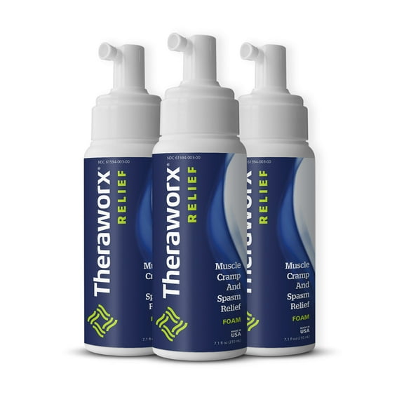 Theraworx Muscle Cramp and Spasm Relief Foam, Muscle Relief - 3