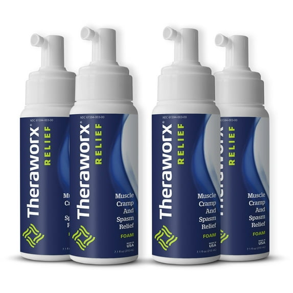 Theraworx Muscle Cramp and Spasm Relief Foam, Muscle Relief - 4