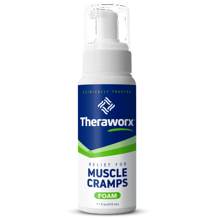 Theraworx Muscle Cramps Foam, Helps Relieve Muscle Cramps and Spasm, with Magnesium Sulfate, 7.1 oz