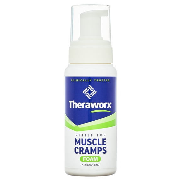 Theraworx Muscle Cramps Foam, Helps Relieve Muscle Cramps and Spasm, with Magnesium Sulfate, 7.1 oz