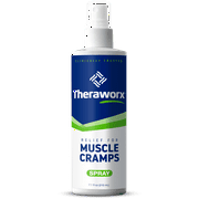 Theraworx Muscle Cramps Spray, Helps Relieve Muscle Cramps and Spasm, with Magnesium Sulfate, 7.1 oz