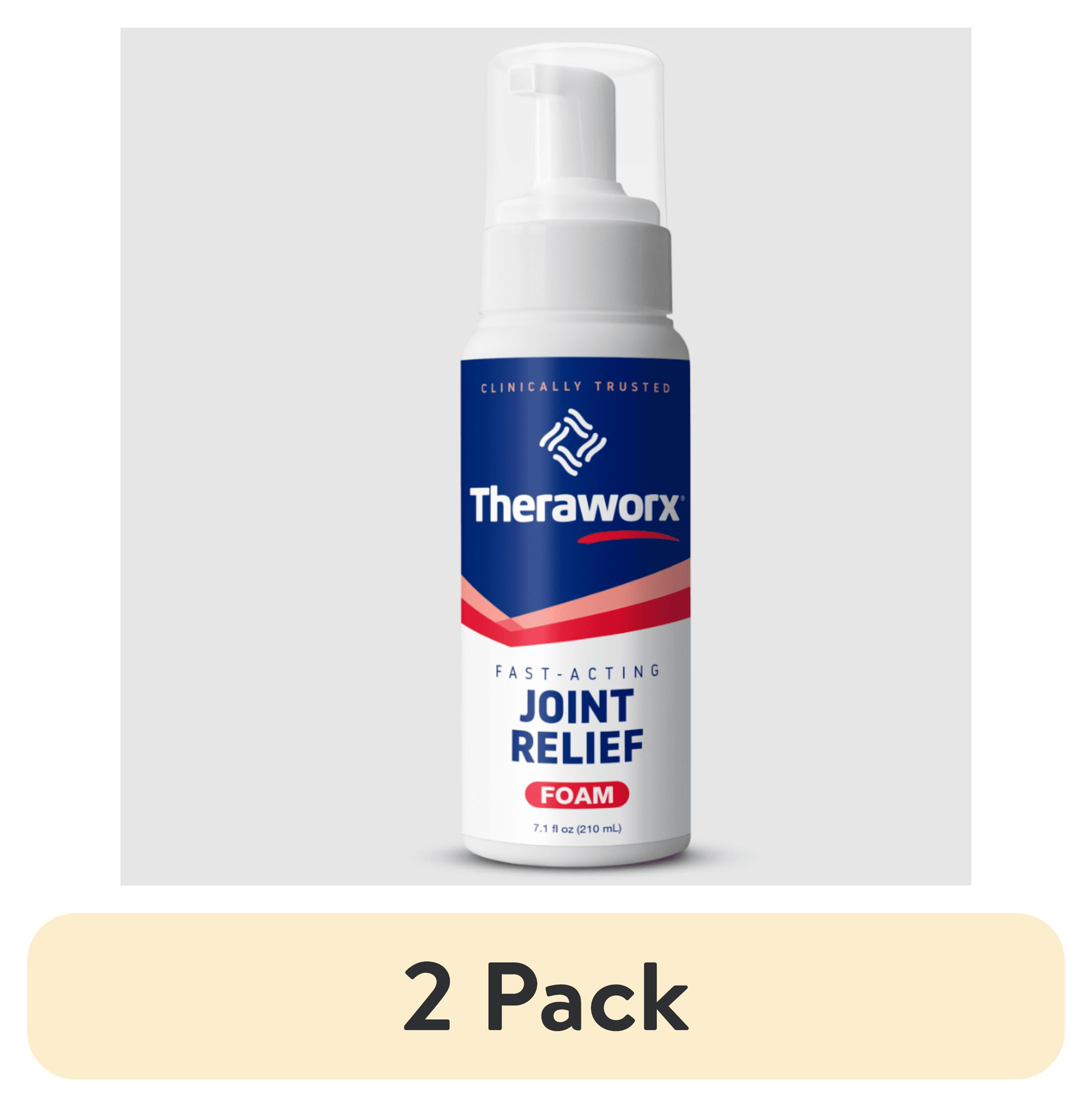 (2 pack) Theraworx Fast-Acting Joint Relief Foam, Helps Relieve Joint Inflammation, 7.1 oz