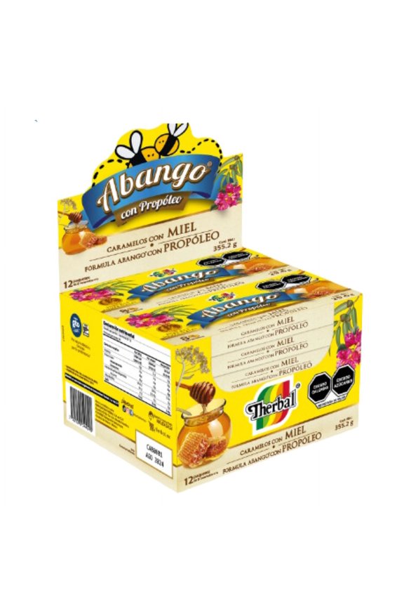 Caramelos Abango con Propleo (12 ct) Cough Drops