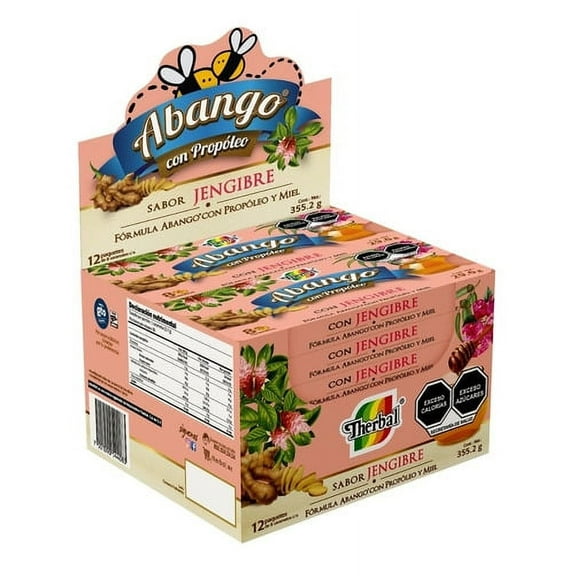 Therbal Caramelos Abango con Propóleo y Jengibre (12 ct)