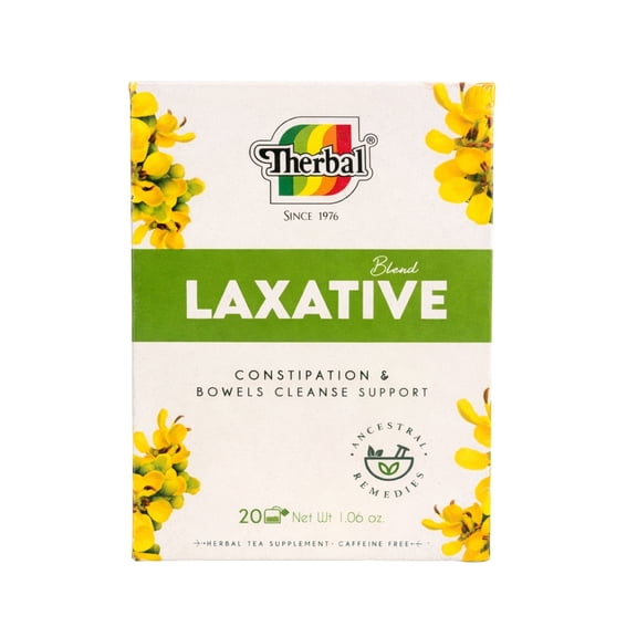 Therbal Herbal Laxative Tea Blend  20 Tea Bags  Herbal Digestive Support Tea  Caffeine Free Herbal Tea  Traditional Herbal Infusion for Digestive Balance