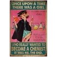 thumbnail image 1 of There A Girl Realy Want To Become Chemist Metal Tin Signs Vintage Aluminum Sign Retro Metal Tin Signs for Home Decor Metal Woman Man Tin Sign 8x12 Inch, 1 of 5