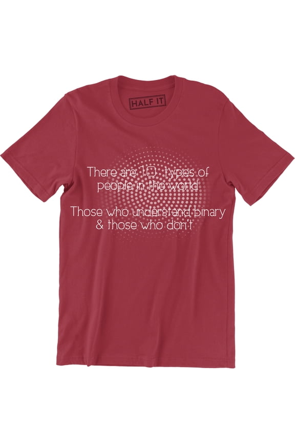 There Are 10 Types Of People In The World Those Who Understand Binary Men's T-Shirt
