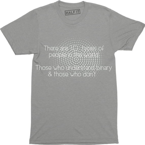 There Are 10 Types Of People In The World Those Who Understand Binary Men's T-Shirt