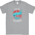 thumbnail image 1 of There Are No Regrets in Life Just Lessons T-Shirt Motivational Quote Text Tee - Heather Grey, 3XL, 1 of 1