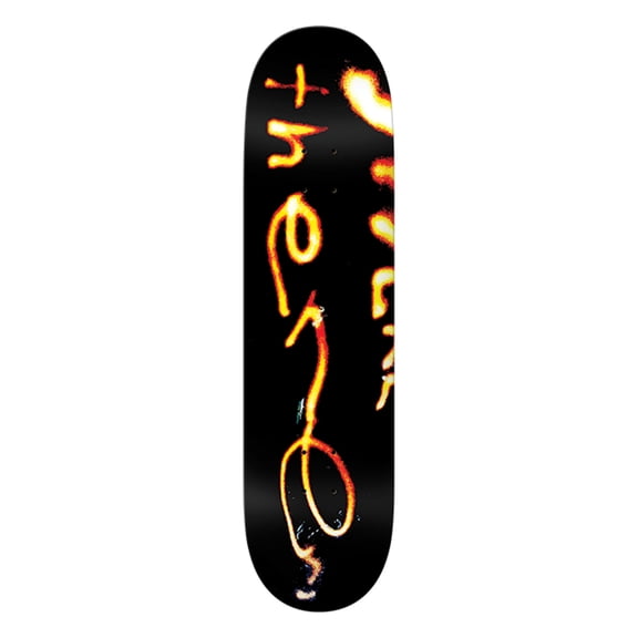There Burning Black Skateboard Deck - 8.25" Black (Deck Only)
