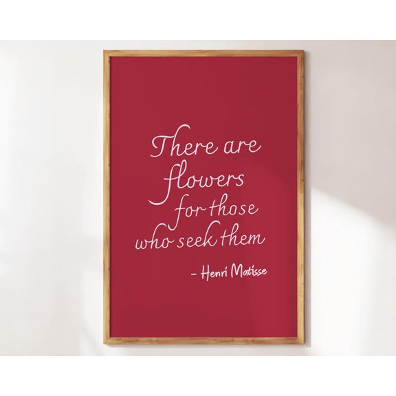 There Flowers Bright Quotes Floral Inspired Floral Designs Wall Art Unframed Paper Print