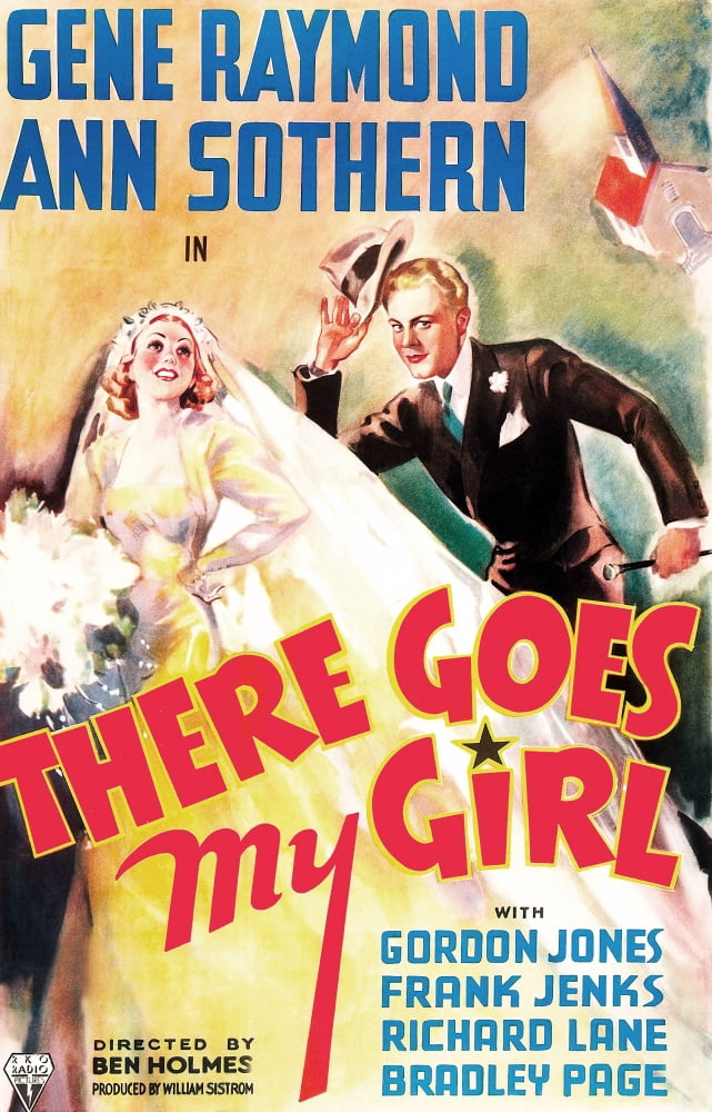 There Goes My Girl U Canvas Art - (24 x 36)