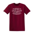 thumbnail image 1 of There Has To Be A Second Rule Novelty Humor Sarcastic Attitude Motivational Tees Mens Graphic T Shirts, 1 of 5