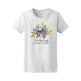 thumbnail image 1 of There Is Always A Reason, Smile T-Shirt Women -Image by Shutterstock, Female Large, 1 of 2