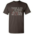 thumbnail image 1 of There Is No I in Team but There are 5 Men Holiday Tshirt Novelty Sarcastic Tees Humor Graphic Hilarious T shirt, 1 of 5