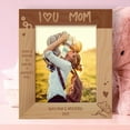thumbnail image 1 of There Is Nothing As Sincere A Mother's Kiss Personalized Wooden Frame 8" x 10" Brown (Vertical), 1 of 1