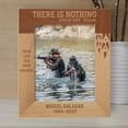 thumbnail image 1 of There Is Nothing Nobler Than Risking Personalized Wooden Frame 8" x 10" Brown (Vertical), 1 of 1