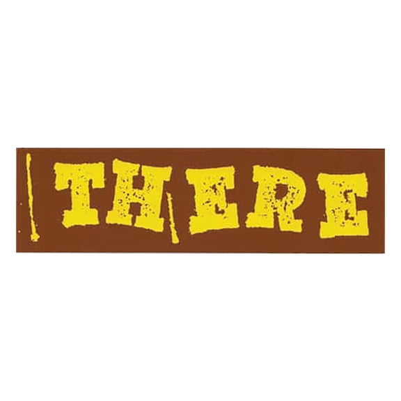 There Medium Block Decal