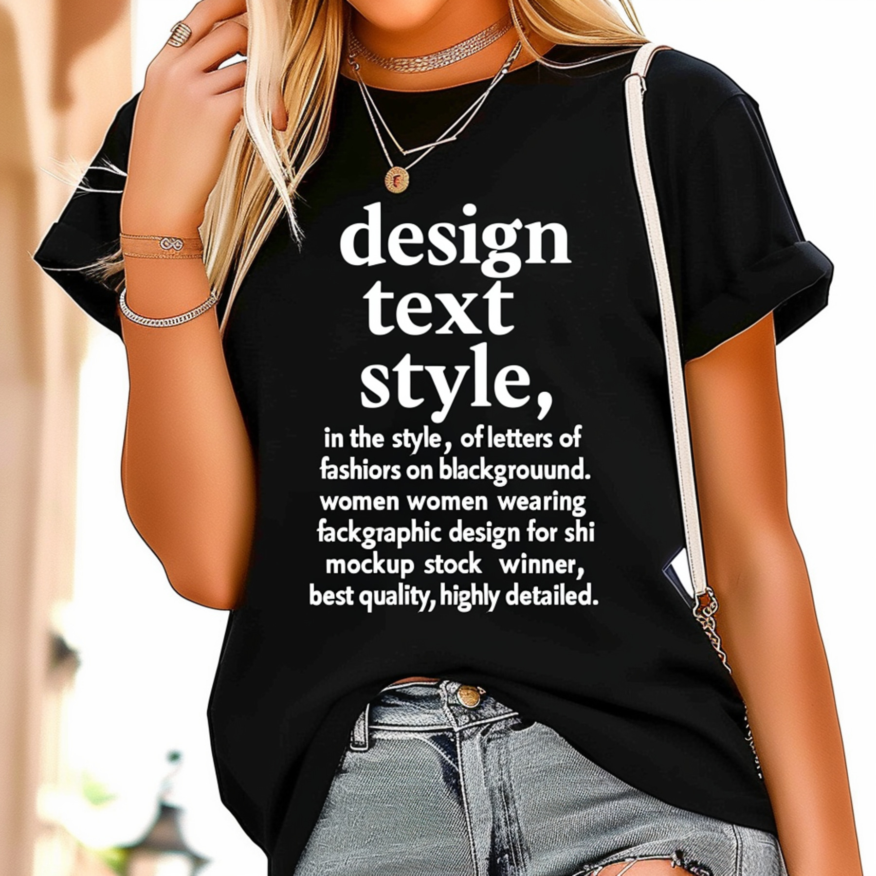 There They're Stylish White Font on Black Background Oversized TShirt