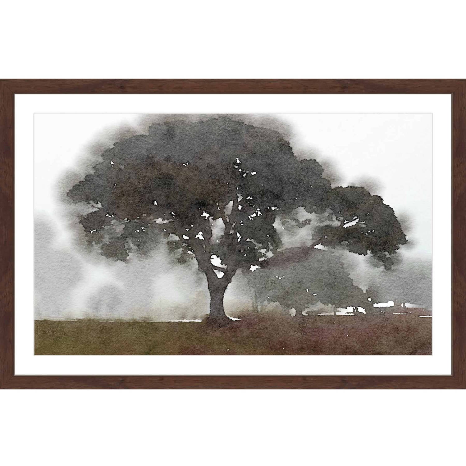 "There Was a Tree" Framed Painting Print