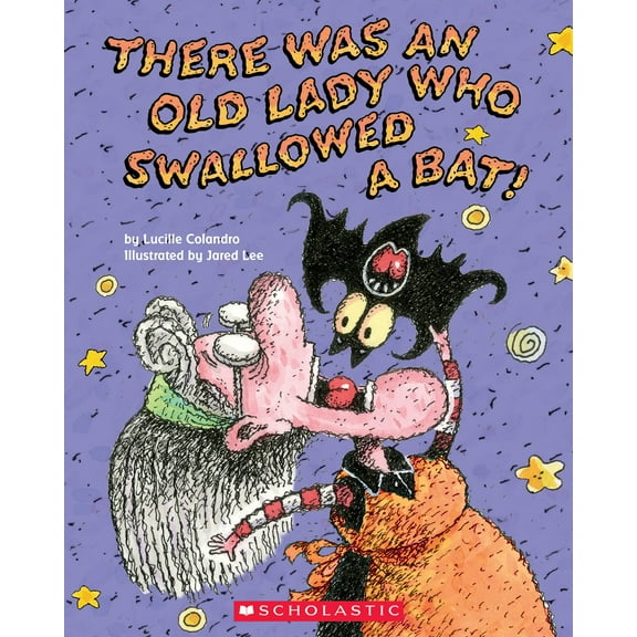 There Was an Old Lady Who Swallowed a Bat! (Paperback)
