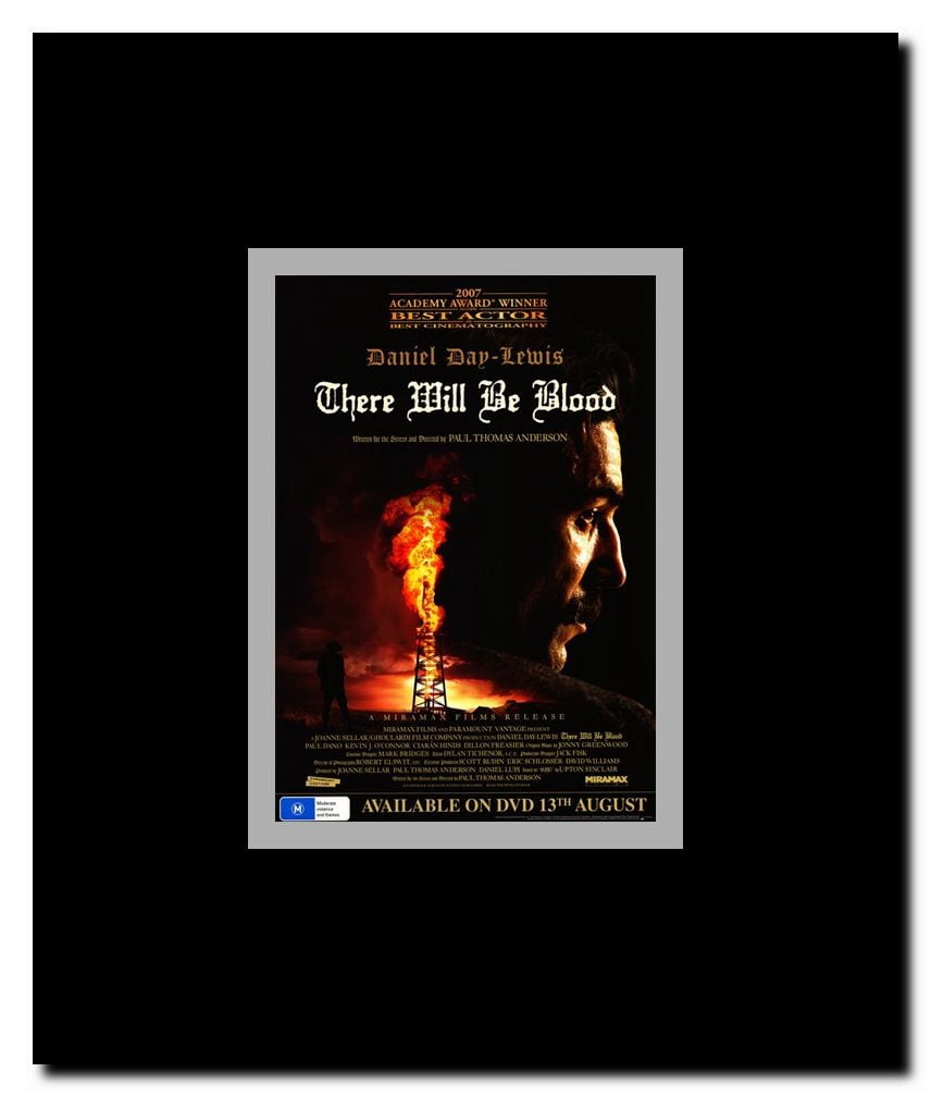 There Will Be Blood Framed Movie Poster