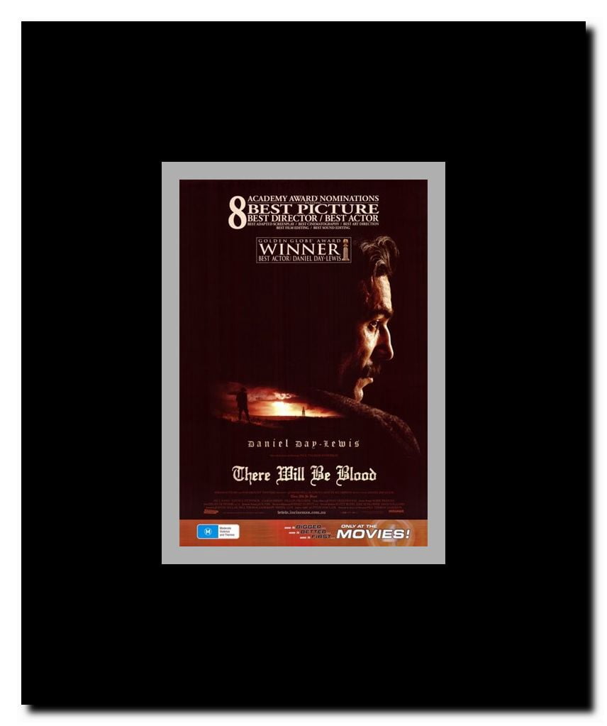 There Will Be Blood Framed Movie Poster