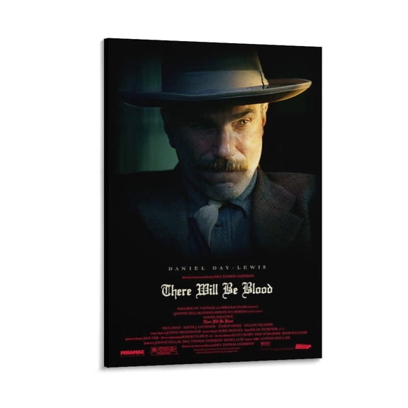 There Will Be Blood Movie Poster Gifts Canvas Painting Poster Wall Art Decorative Picture Prints Modern Decor 12x18inch(30x45cm)