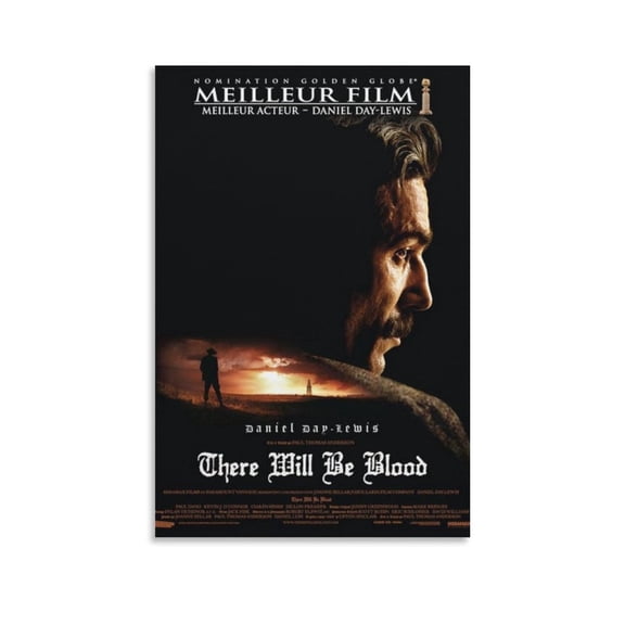 There Will Be Blood Movie Poster Wall Art Picture Painting Poster Canvas Print Posters Artworks Bedroom Living Room Decor 16x24inch(40x60cm)