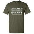 thumbnail image 1 of There are Ten of People Those Who Understand and Binary and Those Who Don't Tee Cool Humor Computer Lover Gift Funny Mens T Shirt, 1 of 4