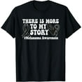 thumbnail image 1 of There is more to my story Melanoma Awareness Black ribbon T-Shirt, 1 of 4