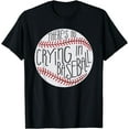 There is no Crying in Baseball Funny Sports Ball Game Cotton TShirt