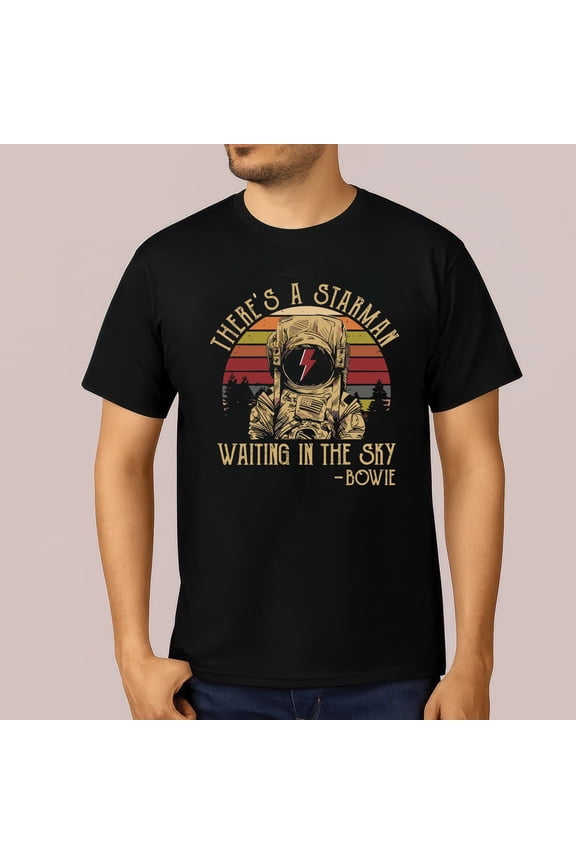 There’s A Starman Waiting In The Sky Bowie T-Shirt