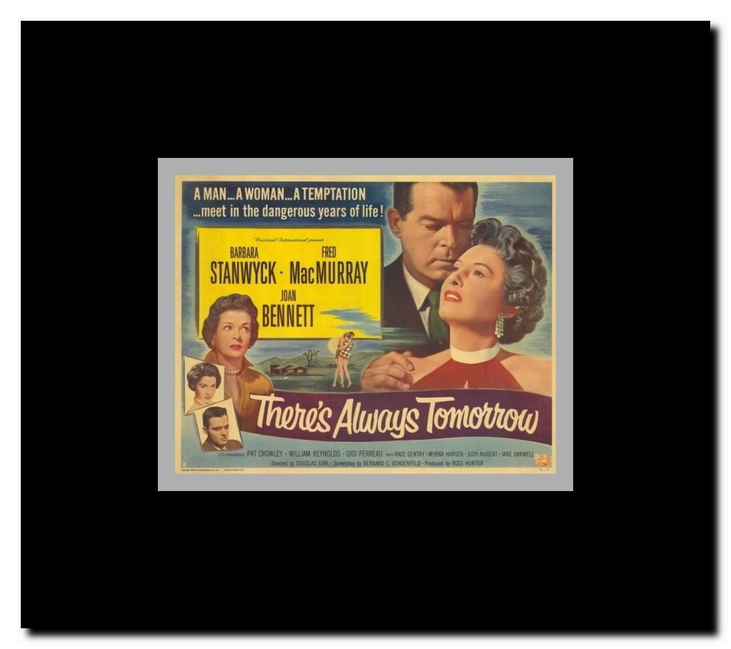 There's Always Tomorrow Framed Movie Poster