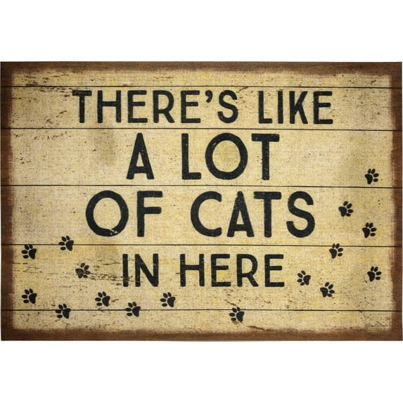 There's Like A Lot Of Cats In Here Rug | 34" x 20"