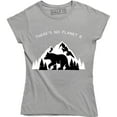 thumbnail image 1 of There's No Planet B Save The Planet Enviromentally Friendly Womens T-Shirt, 1 of 4