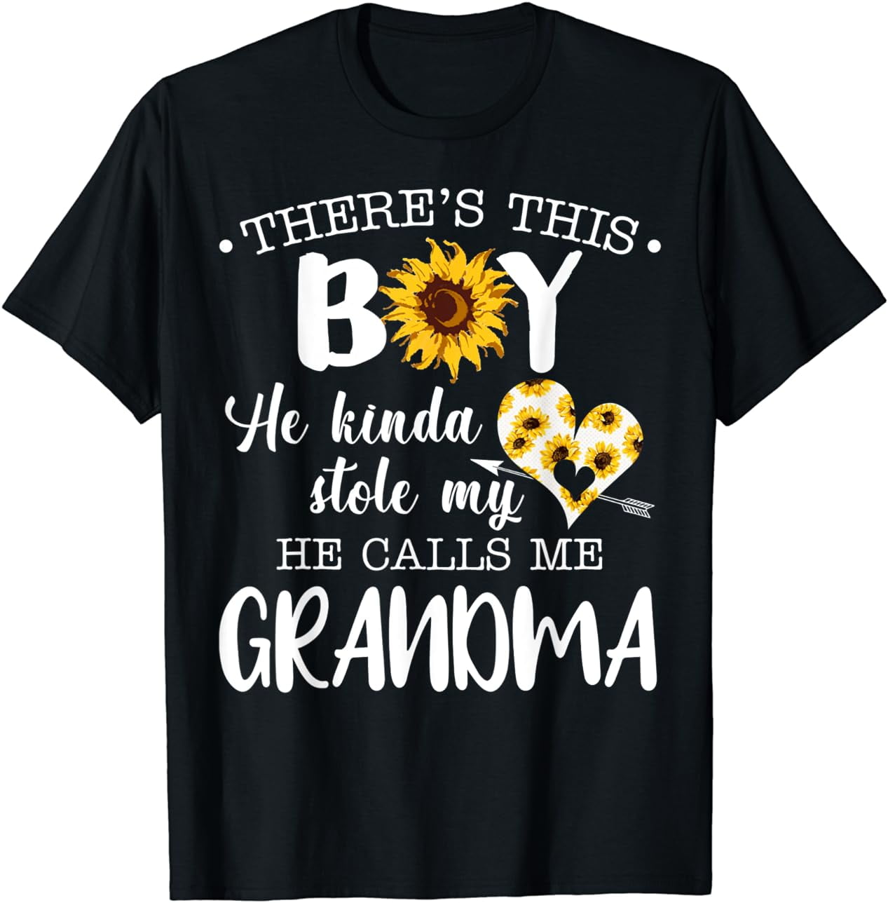There's This Boy He Kinda Stole Call Nana Sunflower Shirt There's This Boy He Kinda Stole Call Nana Sunflower Shirt