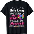 thumbnail image 1 of There's This boy - He call me Aunt - Autism Awareness shirt, 1 of 4