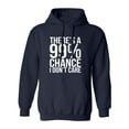 thumbnail image 1 of There's a 99% Chance I Don't Care Adult Hooded Sweatshirt, 1 of 3