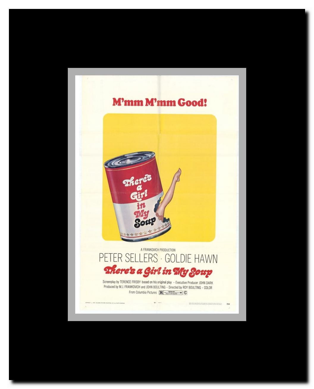 There's a Girl in My Soup Framed Movie Poster