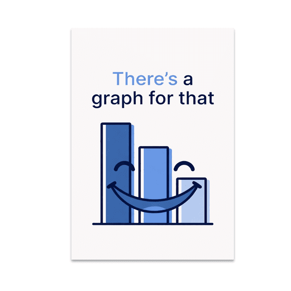 There's a Graph for That Wall Decor - Data Analyst - 13x19 Poster Print