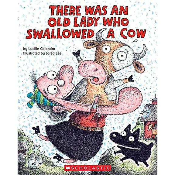 Pre-Owned There was an old lady who swallowed a cow! (Paperback) 133832392X