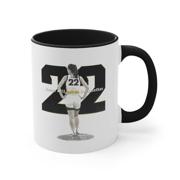 There will never be another Clark #22 Basketball Accent Coffee Mug,11oz
