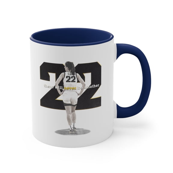 There will never be another Clark #22 Basketball Accent Coffee Mug,11oz