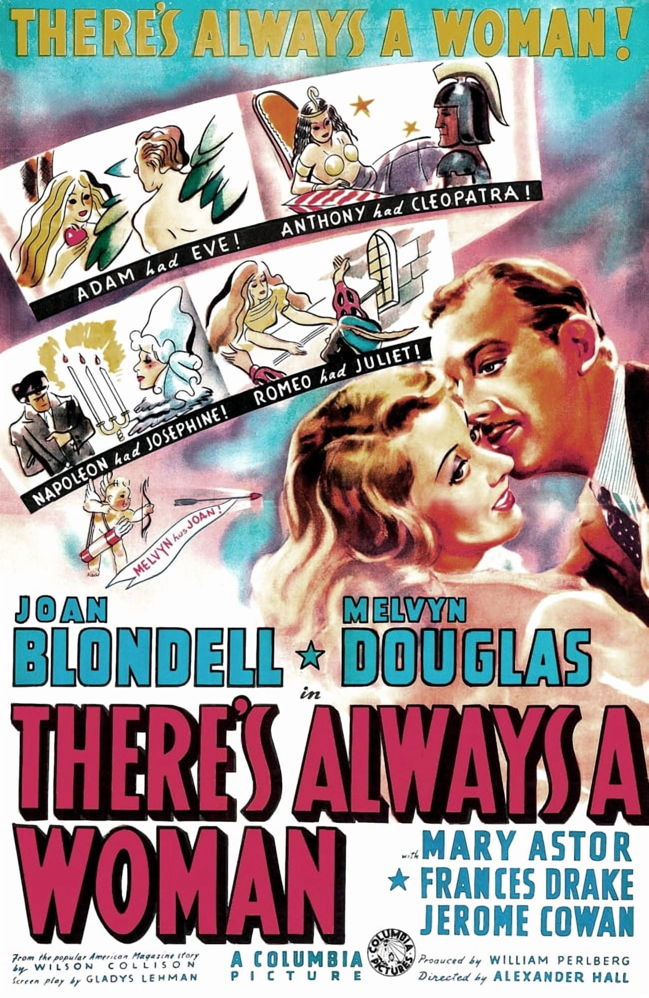 ThereS Always A Woman U Canvas Art -  (11 x 17)